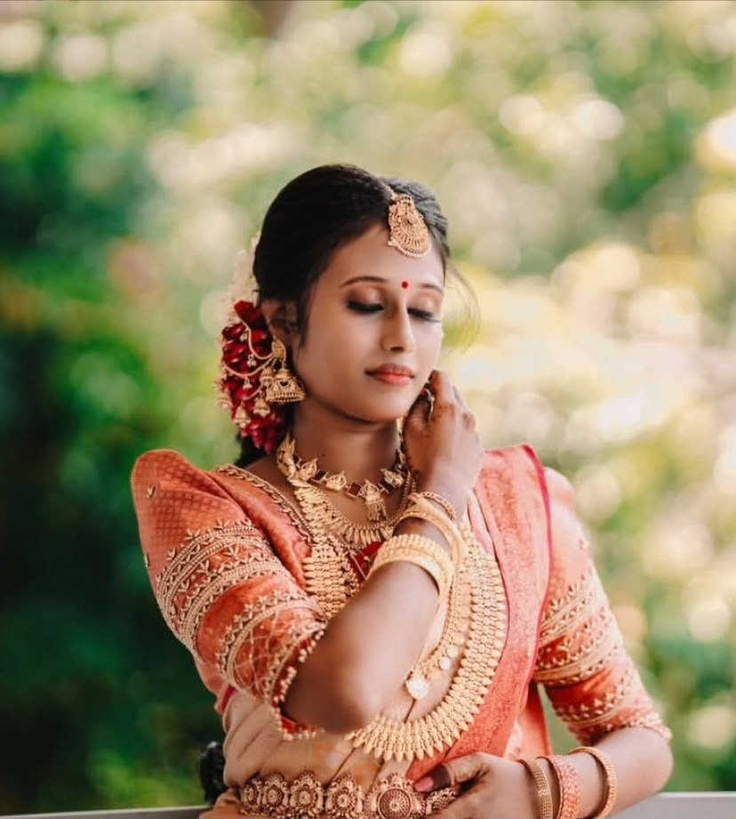 Traditional Temple Bride on the Varnam Instagram feed